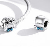 925 Sterling Silver Dog Beads For Diy Bracelets & Necklaces