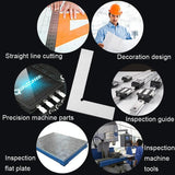 90 Degree Carbon Steel Right Angle Ruler - 100x70cm