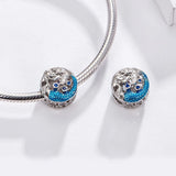 925 Sterling Silver Mermaid Beads For Diy Bracelets & Necklaces