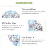 925 Sterling Silver Chic Snowflake Beads For Diy Bracelets & Necklaces