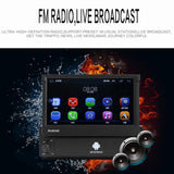 7 Inch Hd Foldable Car Android Radio Receiver Fm / Bluetooth / Tf / Gps / Phone Link / Wifi 1Gb + 32Gb