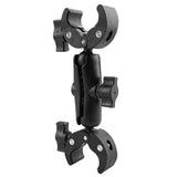 18cm Dual Head Motorcycle Handlebar Mount - 22Cm