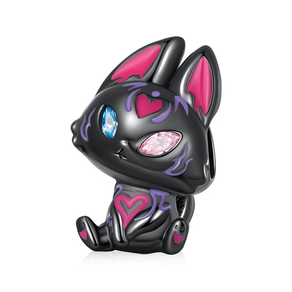 925 Sterling Silver Fox Elf Beads For Diy Bracelets & Necklaces