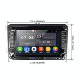 7 Inch Android 10.0 Car Multimedia Player Navigation Bluetooth Reversing Integrated - 2 + 16G