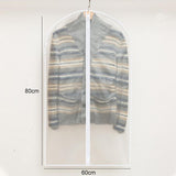 2-pack Hanging Garment Storage Bags with Zipper - Clear