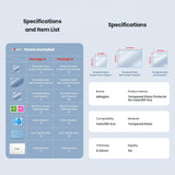 Tempered Film Protective Stickers for Insta360 Ace Amagisn Sports Camera - 6 In 1