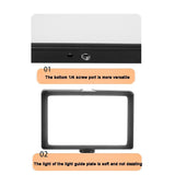 30cm Bracket Flat-panel Live Fill Light - 8 Inch 3200-5500k Three-colour Temperature