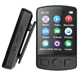 1.8 Inch Color Screen Mp3 / Mp4 Bluetooth Walkman With Back Clip - 8Gb