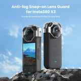 Amagisn Protective Lens Guard for Insta360 X3 Camera - Silicone Case