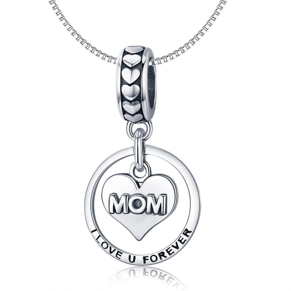 925 Sterling Silver Mothers Love Bead Bracelet Set Perfect For Mother'S Day Style - Bead + Necklace