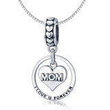 925 Sterling Silver Mothers Love Bead Bracelet Set Perfect For Mother'S Day Style - Bead + Necklace