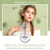 925 Sterling Silver Mothers Love Bead Bracelet Set Perfect For Mother'S Day Style - Bead + Necklace