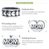 925 Sterling Silver Mothers Love Bead Bracelet Set Perfect For Mother'S Day Style - Bead + Necklace