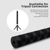 70cm Straight Pull Selfie Stick for Sports Cameras with 3 Jaw Screw - Rod+1/4 Turn 3 Jaw+Screw