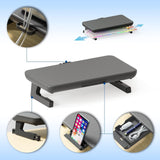 Adjustable Laptop Stand with Storage Drawer - Height Riser - Upgrade