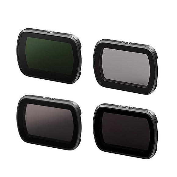 Double-sided Coated Filters for Dji Pocket 3 with Protective Goggles and Cpl Style - Nd16+Nd64+Nd256 + Cpl