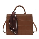 Black Crossbody Bag For Women Versatile & Large - Brown Large