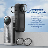 Amagisn Silicone Protective Cover for Insta360 X4 - Body Case + Lens Cover Gray