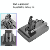 Extra Battery for Dyson V6 Handheld Vacuum - Replacement - V6 2.2Ah