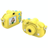 2.0-Inch 4X Zoom Hd Digital Camera For Kids - Blue - Yellow+32G