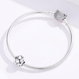 925 Sterling Silver Diy Zodiac Bracelet Beads Constellation Accessory Pisces Style - Pisces