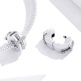 925 Sterling Silver Cross Bead Buckle For Diy Accessories