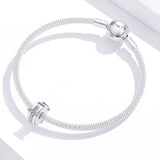 925 Sterling Silver Cross Bead Buckle For Diy Accessories
