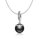 925 Sterling Silver Pearl Pendant For Diy Bracelets & Necklaces