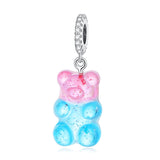 925 Sterling Silver Bear Charm For Bracelet Or Necklace