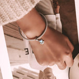 925 Sterling Silver Opal Bead Bracelet & Necklace Set