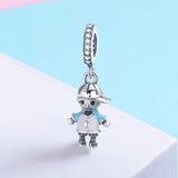 925 Sterling Silver Boy Bead Bracelet / Necklace Accessory