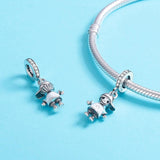 925 Sterling Silver Boy Bead Bracelet / Necklace Accessory