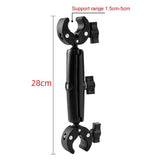 18cm Dual Head Motorcycle Handlebar Mount - 28Cm
