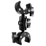 18cm Dual Head Motorcycle Handlebar Mount - 28Cm