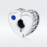 925 Sterling Silver Diy Bracelet Accessories Heart Shaped Beads