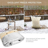 Anti-freeze Outdoor Faucet Protector - 63 x 77cm - Backflow Valve