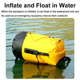 Waterproof Outdoor Stream Tracing Backpack Black 16L - Yellow-36L