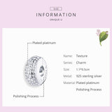 925 Sterling Silver Simple Bead Pendant For Diy Bracelets And Necklaces