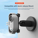 Amagisn Silicone Case for Insta360 Go 3 Camera - Horizontal - Horizontal Black