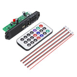 12V Bluetooth Mp3 Decoder Board W / 80W Power Amp & Colour Screen - Small Remote Control