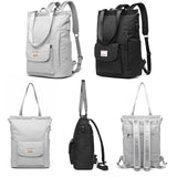 Waterproof Usb Laptop Backpack - Gray Large