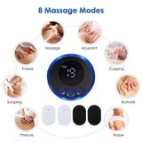 2-In-1 Remote Upgrade Jack For Sc-195B Mini Cervical Massage Stickers Ems Pulse Meridian Therapy Instrument - 2-In-1 Remote Upgrade Jack