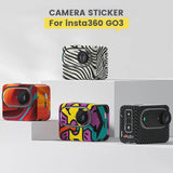 Carbon Fiber Style Body Sticker for Insta360 Go 3 Action Camera - Carbon Fiber