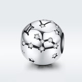 925 Sterling Silver Diy Zodiac Bracelet Beads Gemini Style - Gemini