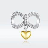 925 Sterling Silver Infinite Love Necklace & Bracelet Charm
