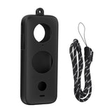 Silicone Protective Case with Lanyard for Insta360 one X2