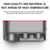 Wall Mounted Hair Dryer Bracket Storage Rack Black Nickel - With Hand Dryer Elegant Bronze