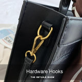 Black Crossbody Bag For Women Versatile & Large - Khaki Large