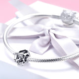 925 Sterling Silver Cow Beaded Bracelet Accessory