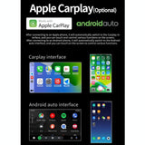 10.1 Inch Car Android Player Gps Navigation Bluetooth Touch Radio Mirror Link Fm Wifi Steering Wheel Control Standard Version + Carplay